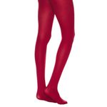 Stems Avery Microfiber Tights in Burgundy Medium New Womens Red Nylons Pantyhose Photo 1