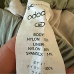 ODODOS Thick Waist Workout Shorts Womens Size M Yoga Running Green Size M Photo 2