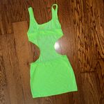 Lovers + Friends In My Moment Mini Dress Size XS Bodycon Cutouts Neon Green Photo 5