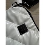 Think Royln Anthropologie Diagonal Cell Phone Case Crossbody Bag in White Patent Photo 4