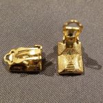 Gold Jewel Clip On Earrings Photo 2