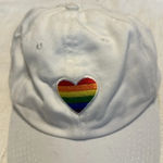 J.Crew PRIDE Rainbow Heart Hat, Adjustable Photo 1