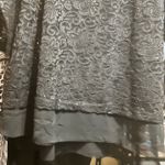 JM Collection  Woman Black Lace Sequin Top Blouse‎ Long Sleeve Plus Size 1X Photo 4