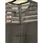 Forever 21 NWT XS Boxy Fit Short Sleeve Illusion Top Black Photo 2