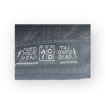 Unif Deadstock: new x Bad Acid π€ Lie Snapback Embroidered Y2K 90βs Cap π€ Black Photo 12