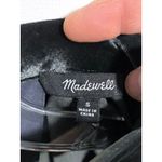 Madewell Velvet Black Choker Top Blouse Women S V Neck Whimsigoth Dark Fairy Y2K Photo 4