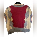 Witty Fox Cropped Sweater
Argyle Vest size xl Photo 4
