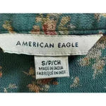 American Eagle Mini Floral Skirt (405) Green Photo 9