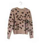 Magnolia Boutique Floral Daisy Chunky Sweater M/L Brown Indie Cozy Cottagecore Size M Photo 1