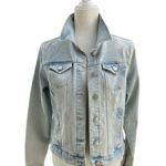 Time And Tru  Women's Light Blue Denim Small Jacket Photo 0