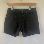 prAna Olivia Shorts Black Womens Size 2 Hiking Outdoor Granola Girl Camping Photo 0