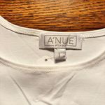 A'nue Thin Strap Tank Stretchy White Women's Size L Made in USA NWT Size L Photo 2
