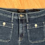 Banana Republic Premium Denim High Rise Wide Leg Crop Jeans 28P Photo 5