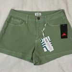 Market & Spruce (6) Light Green Lycra Stretchy 5 Pocket Mid Rise Shorts Photo 8