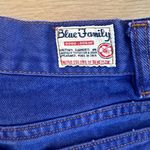 United Colors Of Benetton VTG purple denim shorts with hibiscus flowers size 46 Photo 2