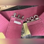 Malco Modes And Square Up Fashions Vintage 80s Pink White Stretch Belts Women’s Photo 3