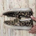 Vans  Slip On Sneakers Women's Size 6 Leopard Animal Print Canvas Shoes Comfy Photo 5