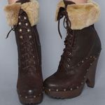 Sam Edelman  Winsford Lace Up Clogs Booties 9 Photo 1
