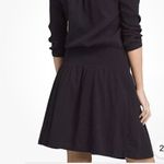 prAna Women’s Size Small Black 3/4 Sleeve Smocked A-Line Dress Photo 2
