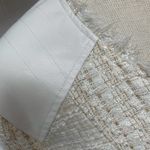 Ark & Co. tweed jacket top size M zip up faux leather accents Photo 4