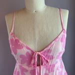 Wild Fable Pink floral lightweight mini dress with side pockets and adjustable straps Photo 1