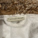 Pottery Barn  Penny Lane Cozy Hooded Robe with Faux Fur Trim in White Photo 5