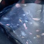 American Vintage Vintage Pleated Sheer Collared Cardigan Jacket Womens M/L Photo 5