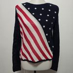 Norton Studio Patriotic American Flag Knit Sweater MP Americana Festival Red Size undefined Photo 1