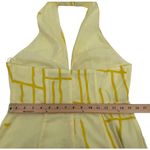 Banana Republic ‎ Dress Women 8 Yellow Halter Midi Satin Sleeveless Summer NWT Photo 6