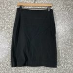 Club Monaco Black Knee Length Double Slit Pencil Skirt - Size 6 - Wide Waistband Photo 0