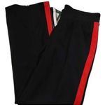 Wild Fable Women's High-Rise Track Pants  Red Black White Photo 4