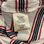 Max Studio Red, White and Blue Striped Tank Top Size Medium Photo 3