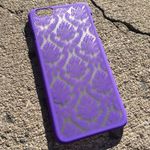 iPhone 6Plus/ 6s Plus Fashion Flower Lace Shockproof Hard Case Purple Multiple Photo 1
