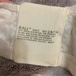 Bali Womens 34D Bra 3372 White Floral Jacquard Full Coverage Wireless Comfort Photo 2
