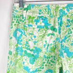 Lilly Pulitzer Size 4 Shorts Green Blue Lions Cotton The Chipper Short 1448 Photo 6