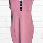 Love Chesley Dress Women's Large Pink‎ Bodycon Back Slit Pink Photo 0