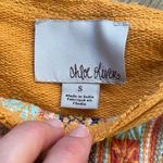 Anthropologie Chloe Oliver Yellow Embroidered Fringe Trim Top Size S Photo 3