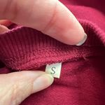 Cat Mom Graphic Burgundy Knit Sweatshirt Top‎ Kitty Lover Red Photo 5