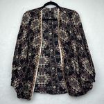 Pink Blush Floral Print Cocoon Style Kimono One Size Photo 0