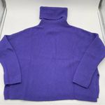 Banana Republic Italian Wool Cashmere Blend Ribbed cowl Turtleneck Sweater Sz M Photo 4