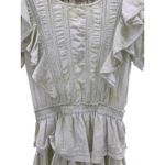 Love Shack Fancy  Natasha‎ Heritage Mini Dress L Cottagecore Boho Cowgirl Romantic Photo 6