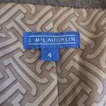 J. McLaughlin  Wool Herringbone Tweed Blazer Jacket Silk Lined Gray Size 4 Photo 1