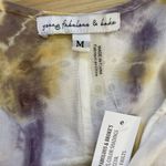 Young Fabulous and Broke Tie Dye Eyelet 3/4 Sleeve Relaxed Fit Womens M Artsy Photo 8