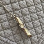 Pretty Peacock Sterling Silver Inspirational Spiral with 18" Chain EUC Photo 6