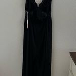 NWT Blashe Black Romper Lace Midriff Wide Leg Small Photo 1