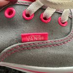 Vans Neon Pink & Grey Low Top Classic Sneakers Women’s Size 7.5 Like New! Photo 6