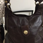 Unzip to expand! ACP High End Chocolate Brown Leather Bag! Brown Photo 0