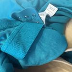 Athleta  903763 Womens Ruched Racerback Bra Tank‎ Top Size 36DD Teal Stretch Yoga Photo 4