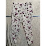 Cozy Plush Heart Pajama Pants Women's Size L 12 Photo 4