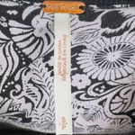 Free People  Bomber Jacket Black Purple Floral Snap Close Lightweight Boho Size S Photo 2